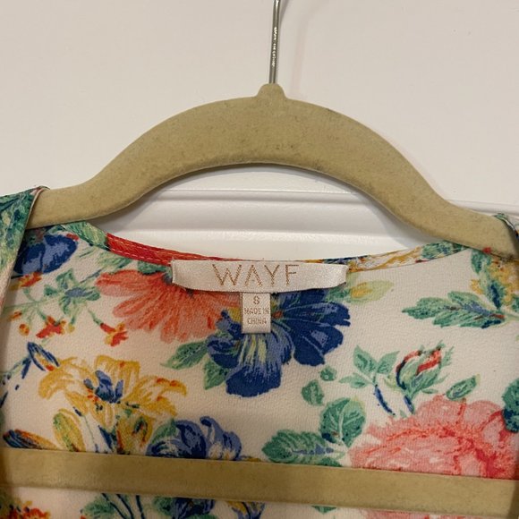 WAYF Oleander Wrap Midi Dress - Picture 3 of 6